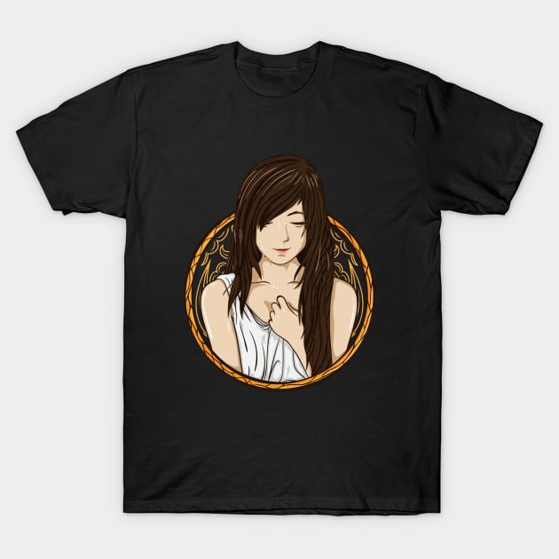 virgo zodiac illustration T-Shirt by flasix